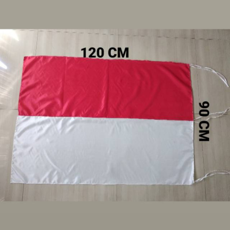 Bendera Merah Putih Biasa 120x80cm - detail