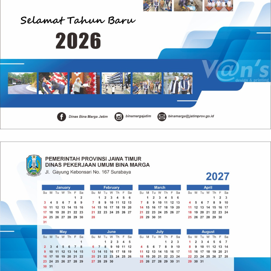 Kalender Meja / Duduk - utama