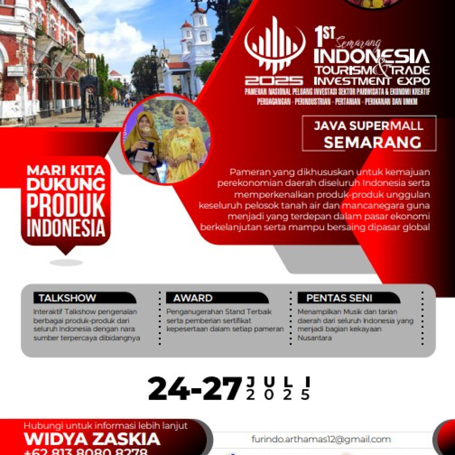 INDONESIA TOURISM and TRADE INVESTMENT EXPO 2025 Prioritas Semarang - utama