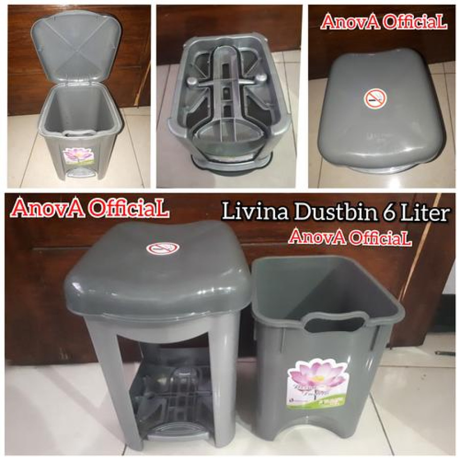 TEMPAT SAMPAH PLASTIK PEDAL INJAK