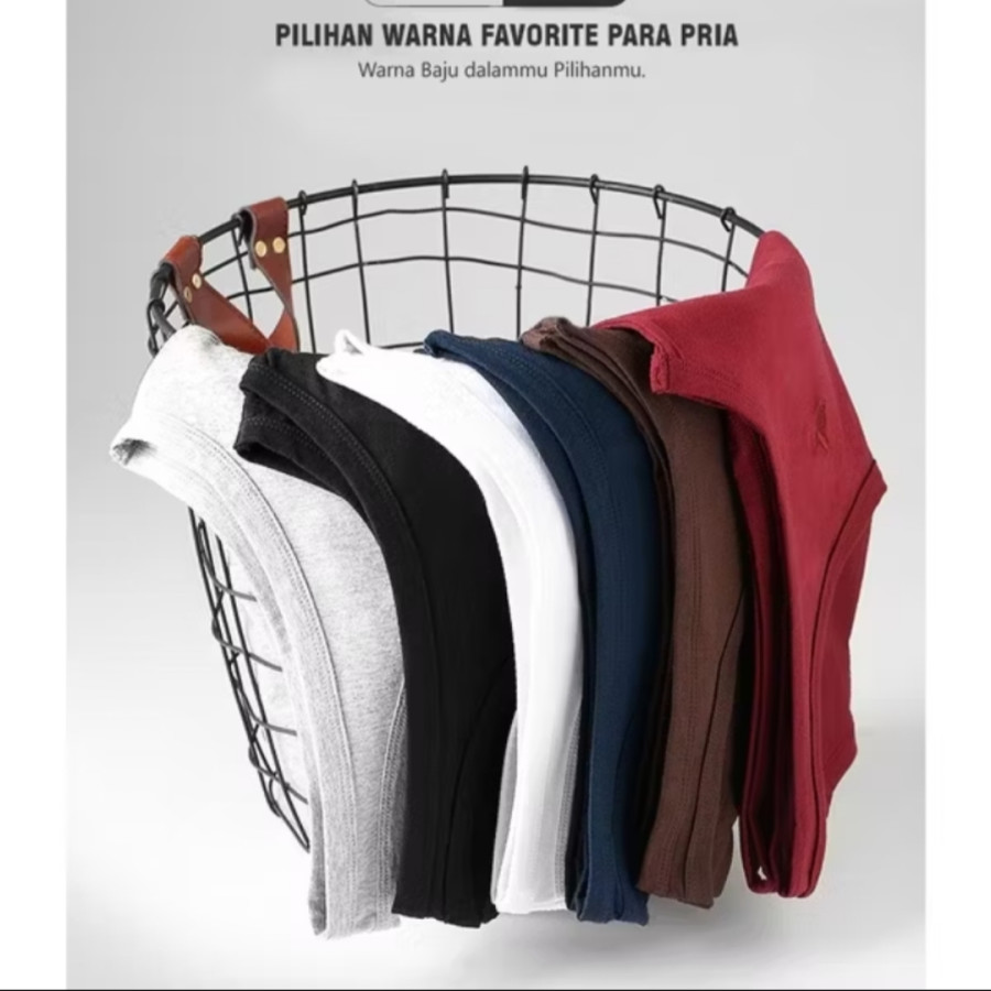 Kaos Dalam Pria Dewasa Singlet Pria Jumbo - samping