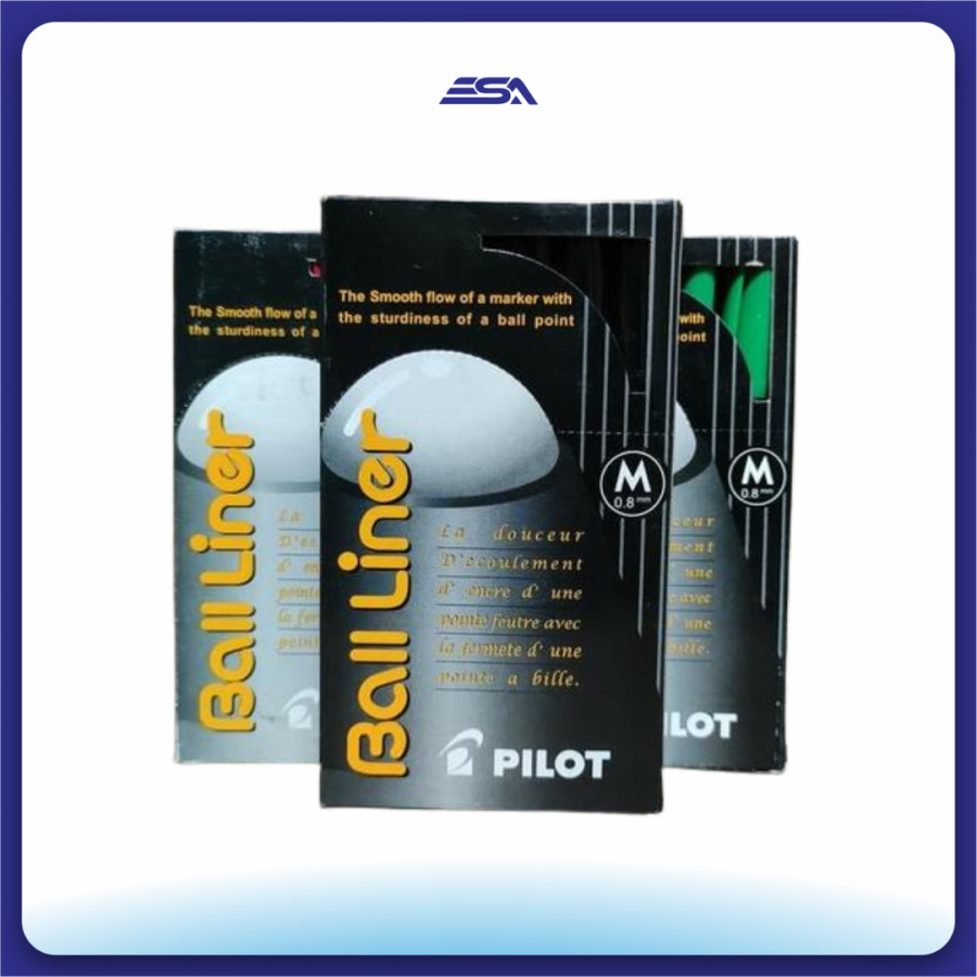 Pilot Balliner - Pulpen / Ballpoint / Bolpoint (Biru) Per Pak