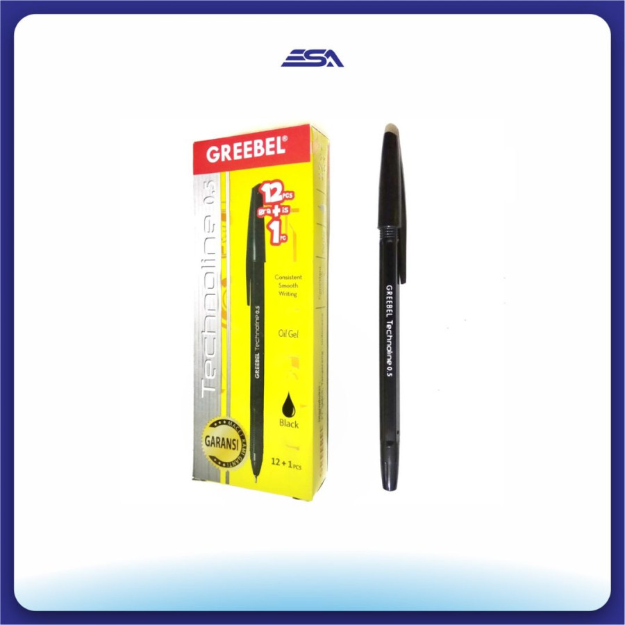 Greebel - Technoline 0,5 Pulpen / Ballpoint / Bolpoin - samping