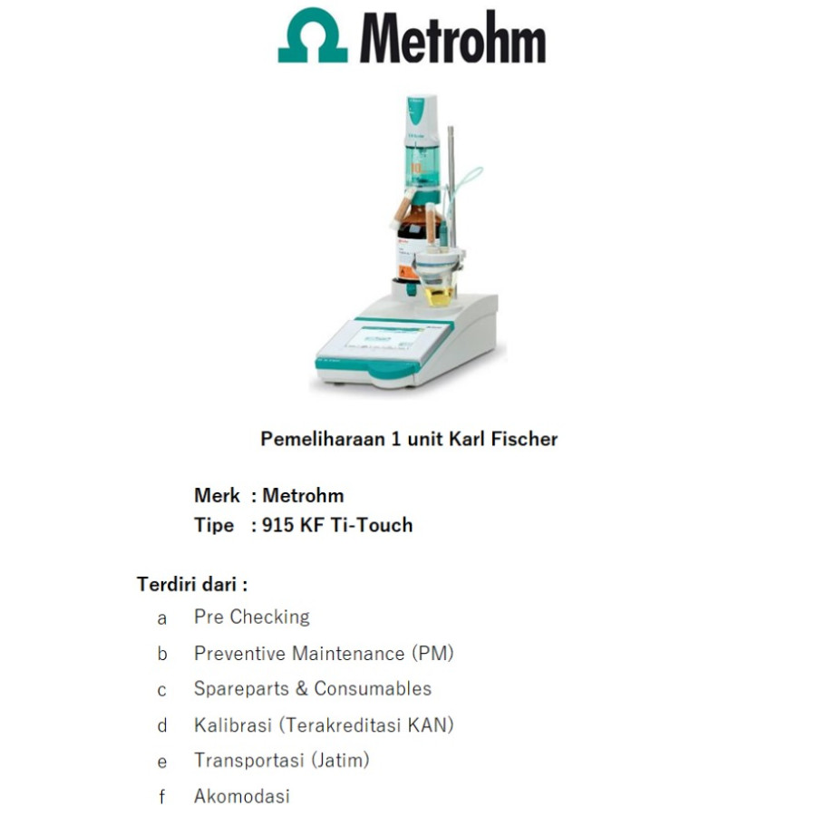 Pemeliharaan Karl Fischer - 915 KF Ti-Touch