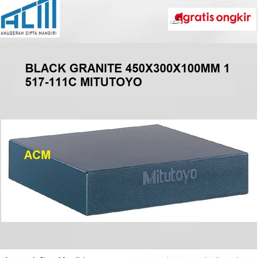 BLACK GRANITE 450X300X100MM 1 517-111C MITUTOYO