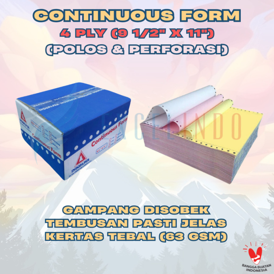 Kertas NCR 4 Play Merk Paper Print