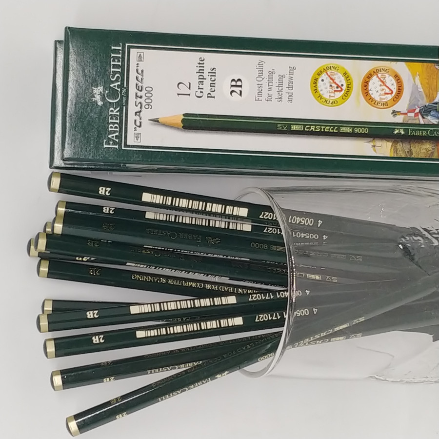 Pensil 2B/Pensil Faber Castell 2B ORIGINAL - depan