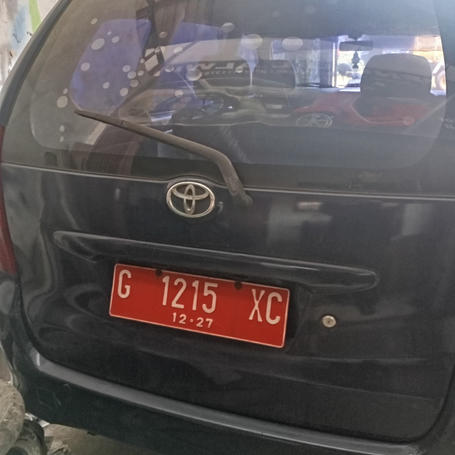 Kenteng Las dan Cat Mobil Toyota Avanza - samping