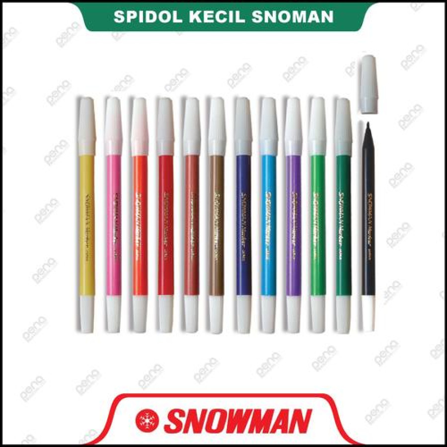 SPIDOL PERMANEN SNOWMAN MARKER KECIL