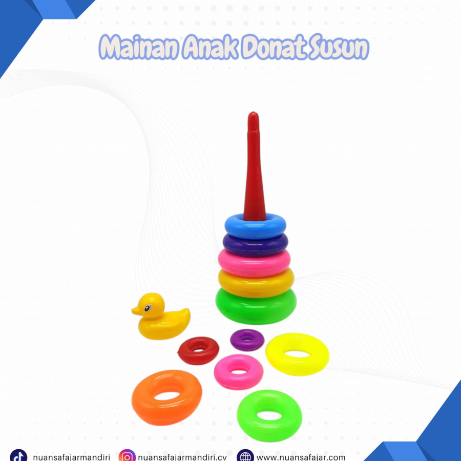 MAINAN ANAK DONAT SUSUN