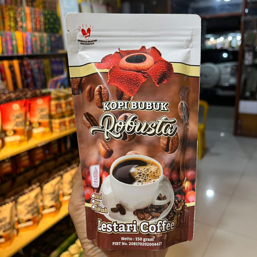 Kopi Robusta 150 gr - samping