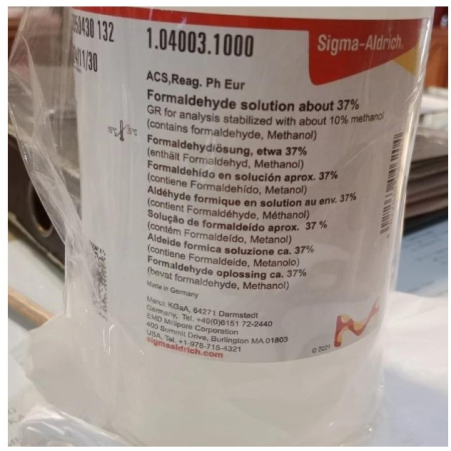 Formalin 37% untuk Lab - utama