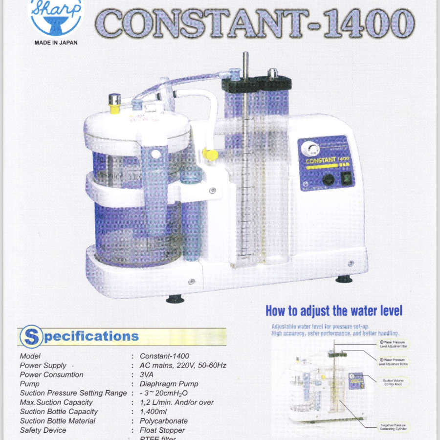 Low Pressure Constant Suction - utama