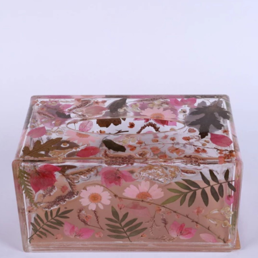 Cinderamata / Souvenir Wadah Tisu Resin Custom - detail