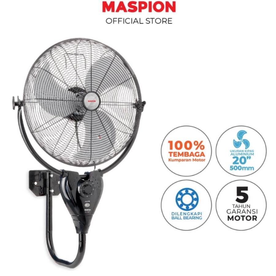 MASPION PW-501W KIPAS ANGIN / POWER WALL FAN 20 INC / PW501W - utama