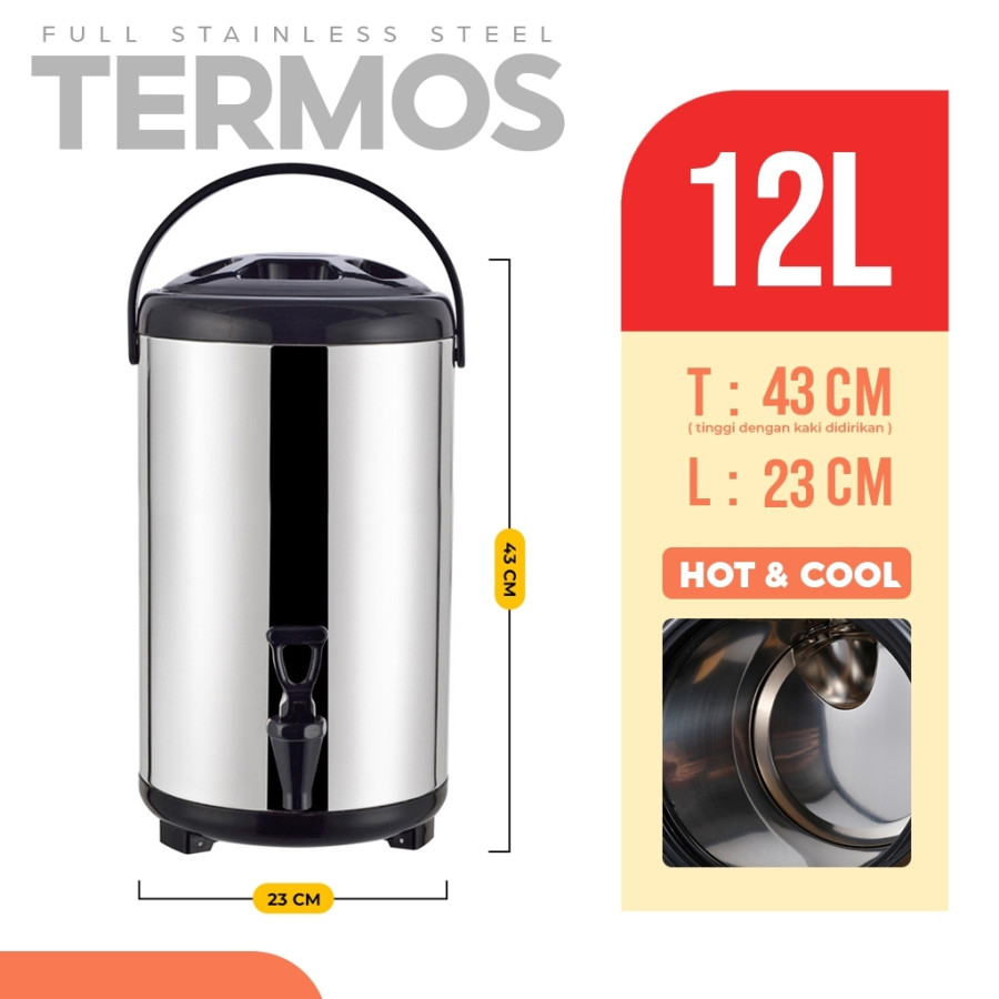 Termos Air Tea Bucket Water 12 Liter