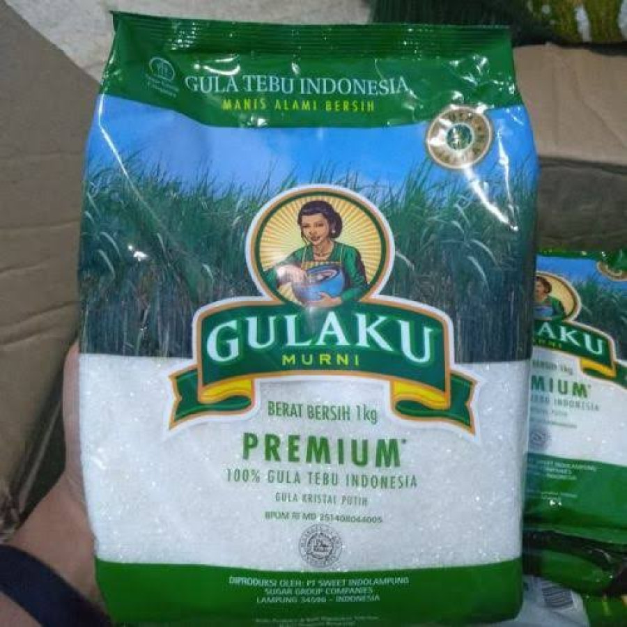 Gula murni premium 1 kg GULAKU