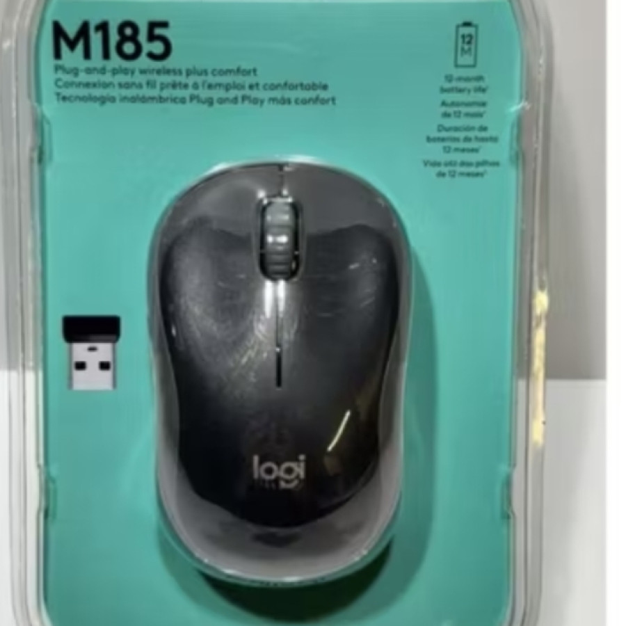 Mouse Logitec Wireless M185