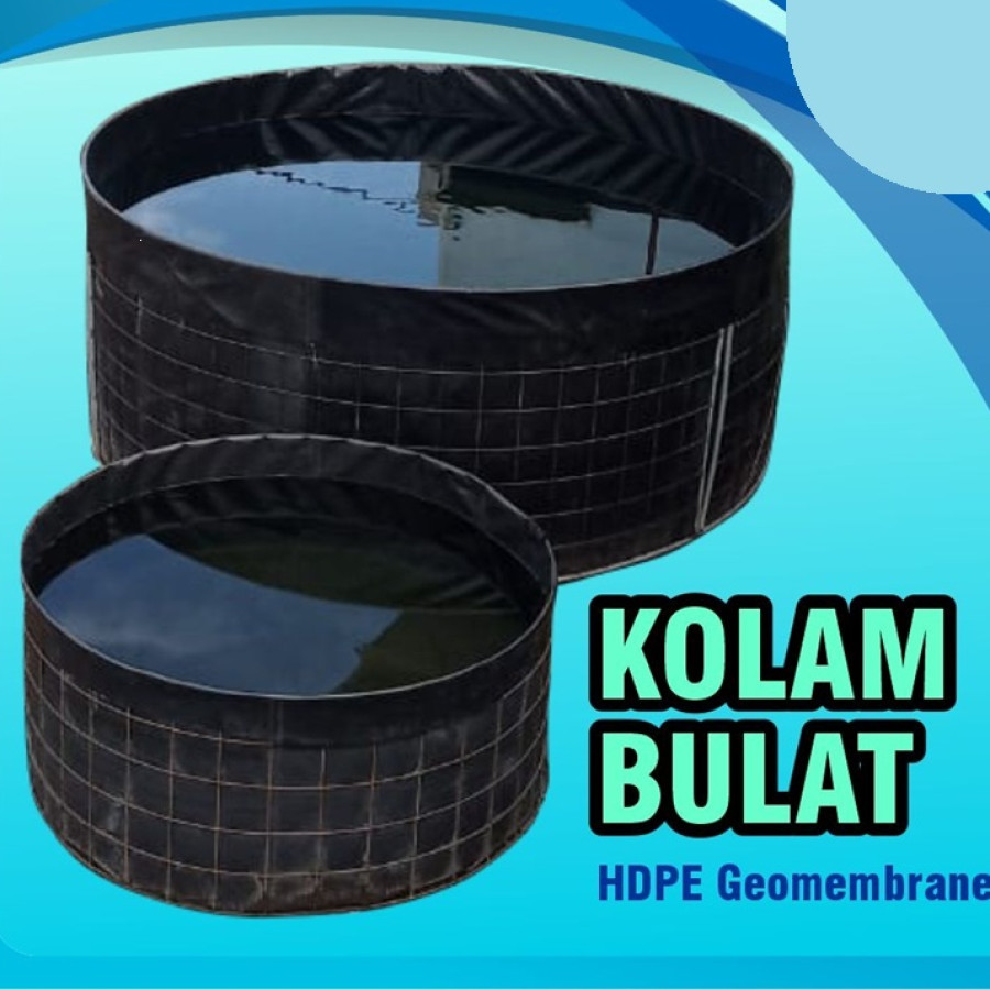 Kolam Bundar D5 HDPE 500 Micron - utama