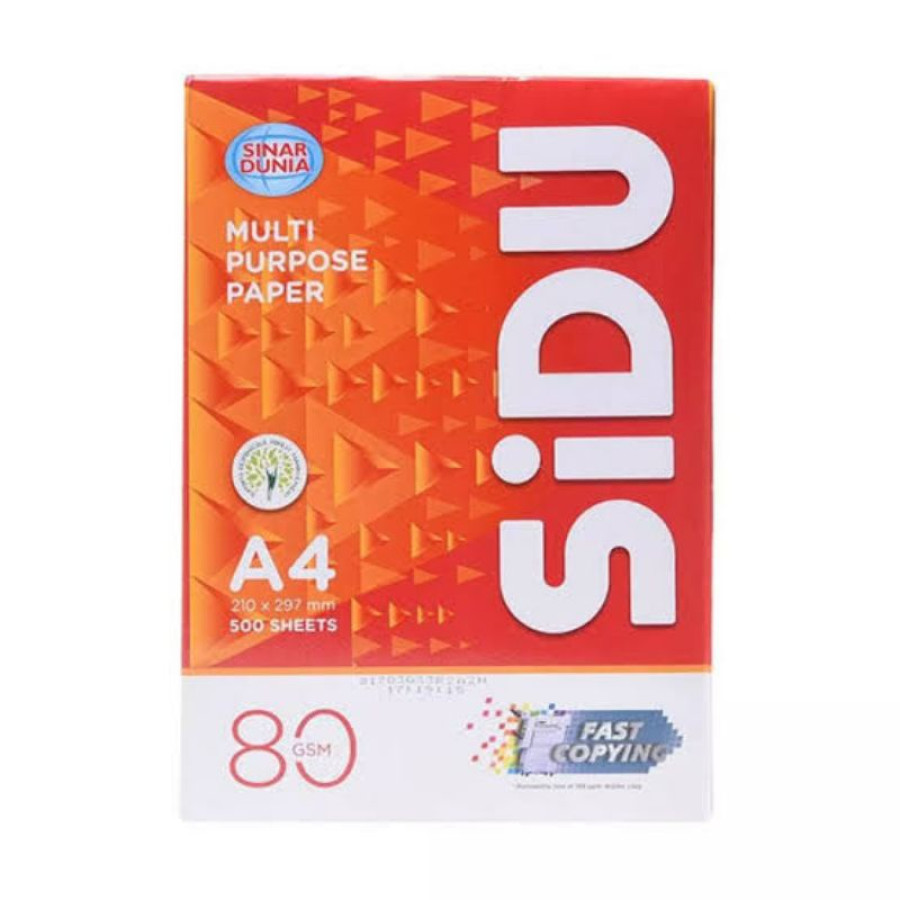 KERTAS HVS SIDU A4 80 GR