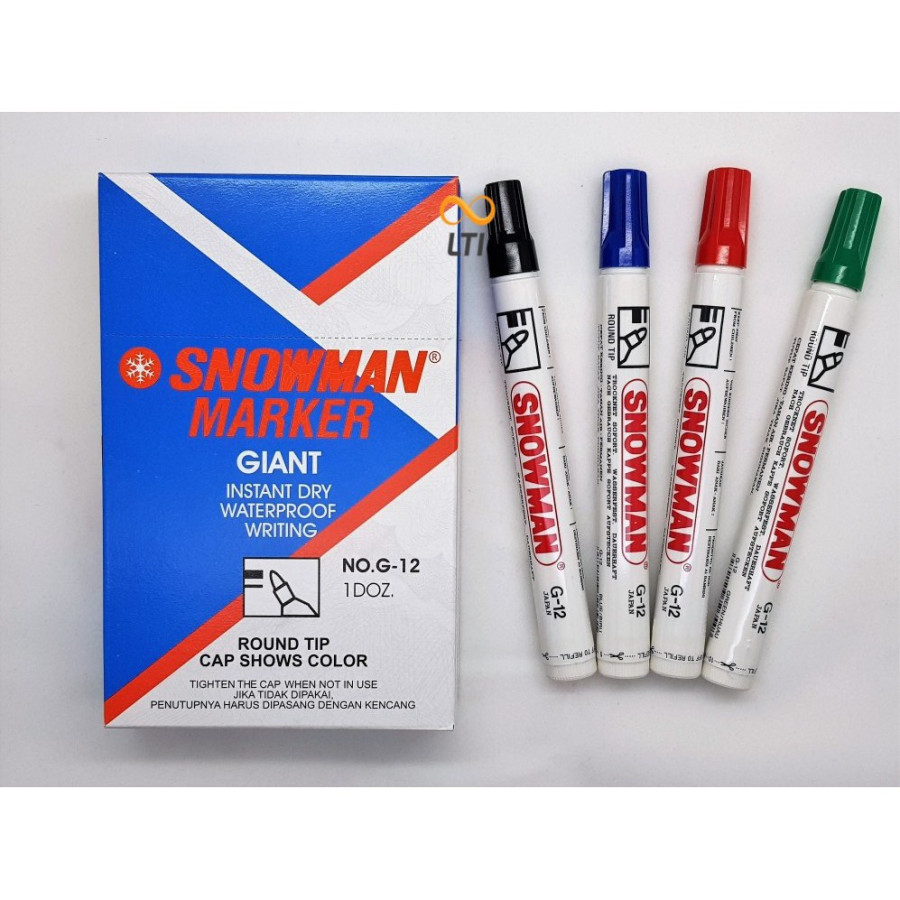 Snowman Spidol Marker (Permanent)