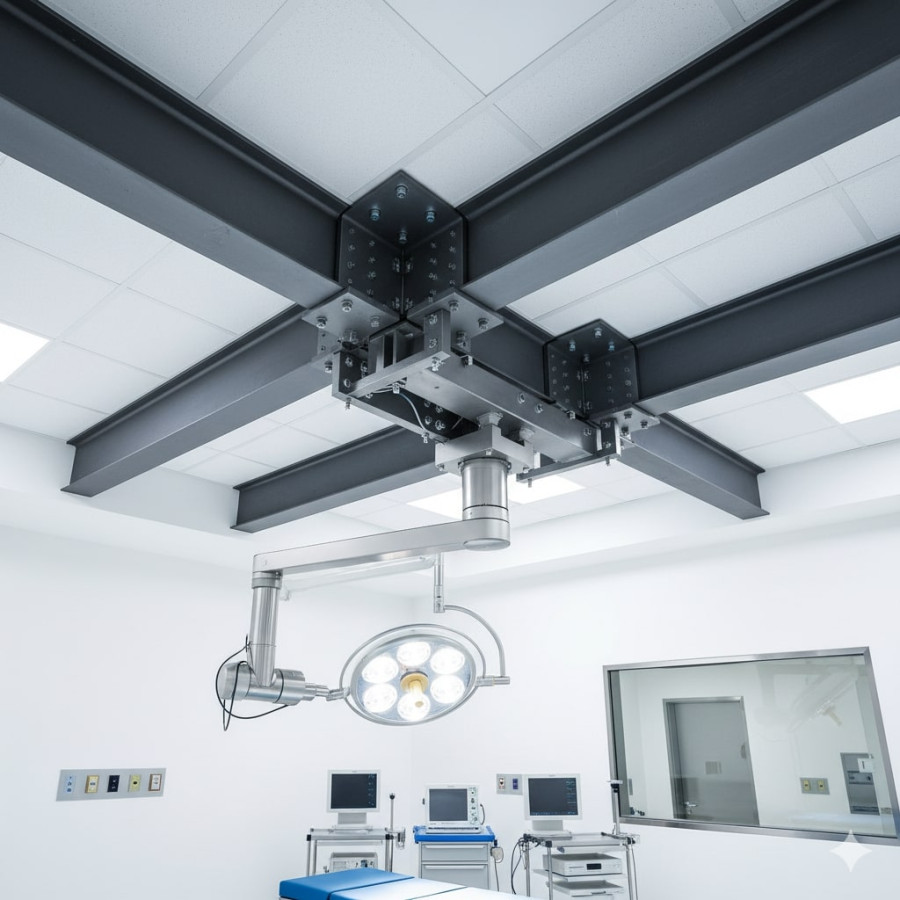 Rangka Dudukan Lampu Skylux Besi WF - utama