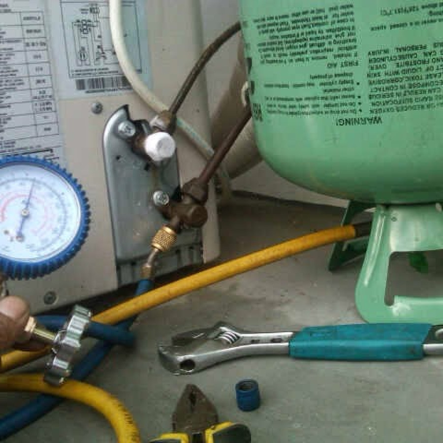Isi Freon Full AC Split R22 1,5pk - 2pk - depan