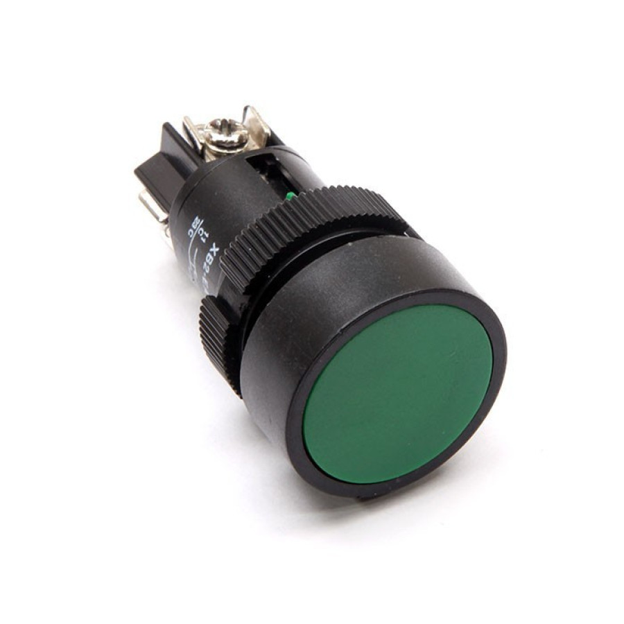 Push Button No-Nc Hijau