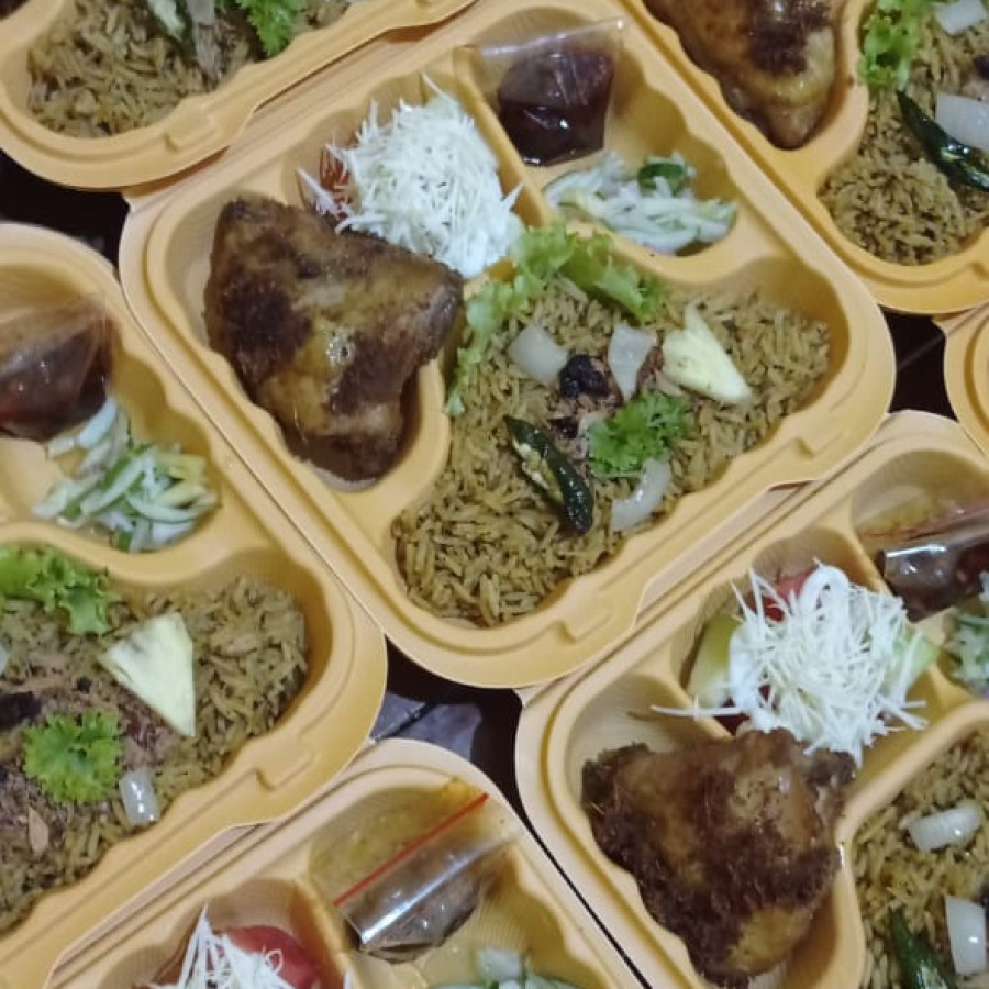 Nasi Biryani Ayam Lengkuas - detail