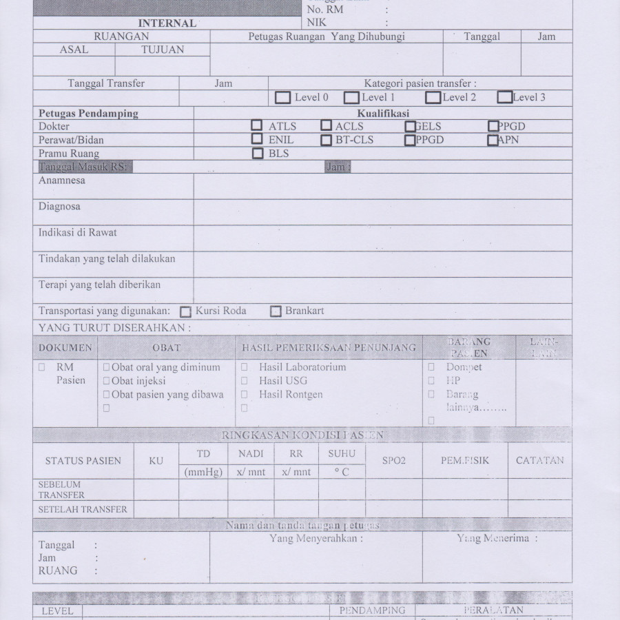 RM 25.1A (LEMBAR TRANSFER PASIEN INTERNAL)
