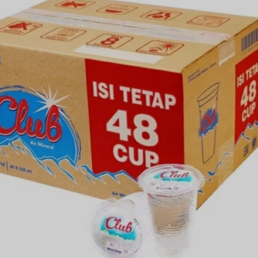 Club gelas karton isi 48