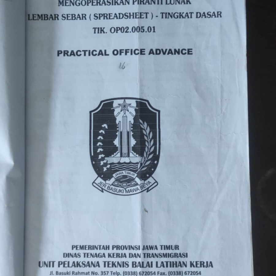MODUL KEJURUAN PARTICAL OFFICE ADVANCE - depan