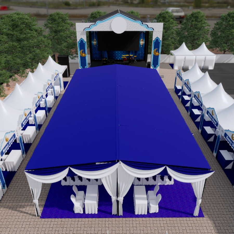 Paket Outdoor One Day – Full Setup - depan