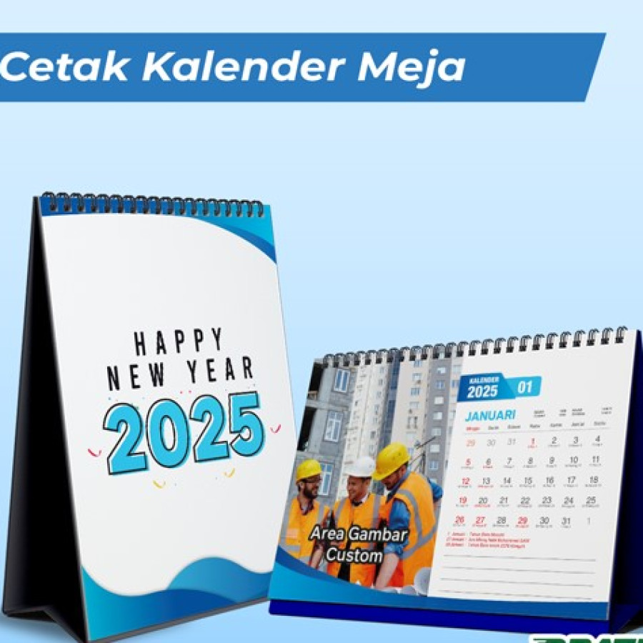 Kalender Meja Custom