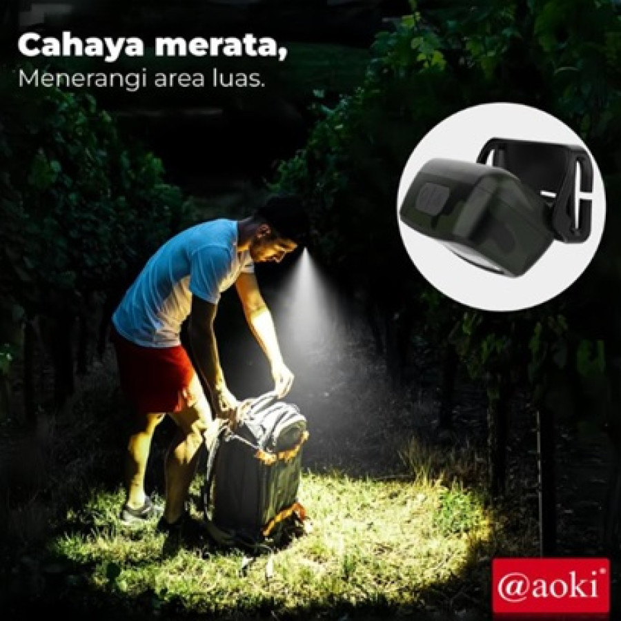 Headlamp Lampu Kepala - samping