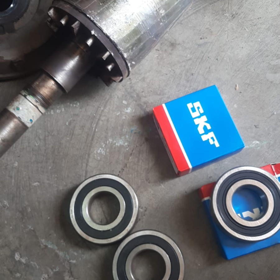 Ganti bearing pompa chiller
