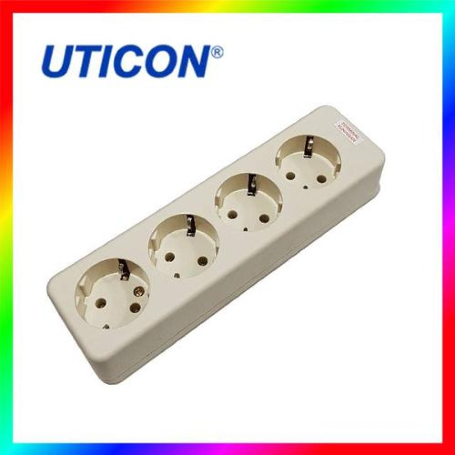 Stop Kontak 4 Lubang UTICON - utama