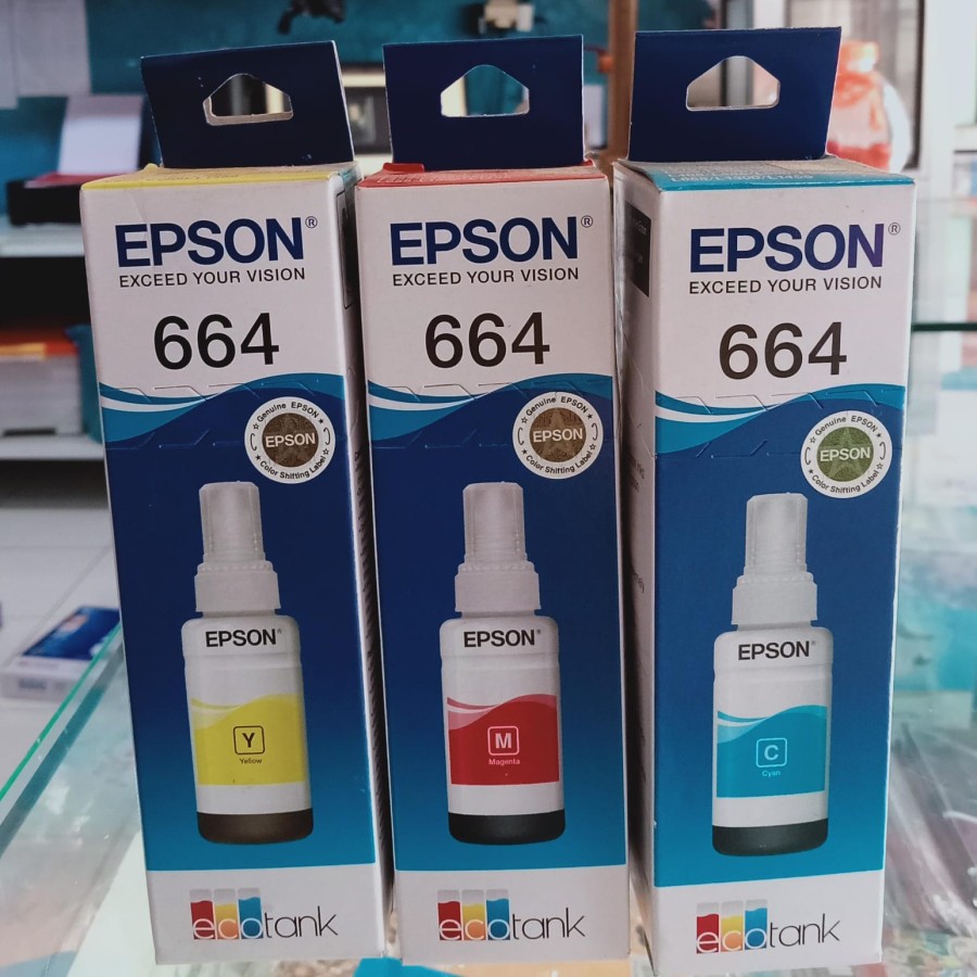 Tinta Epson 664 - samping