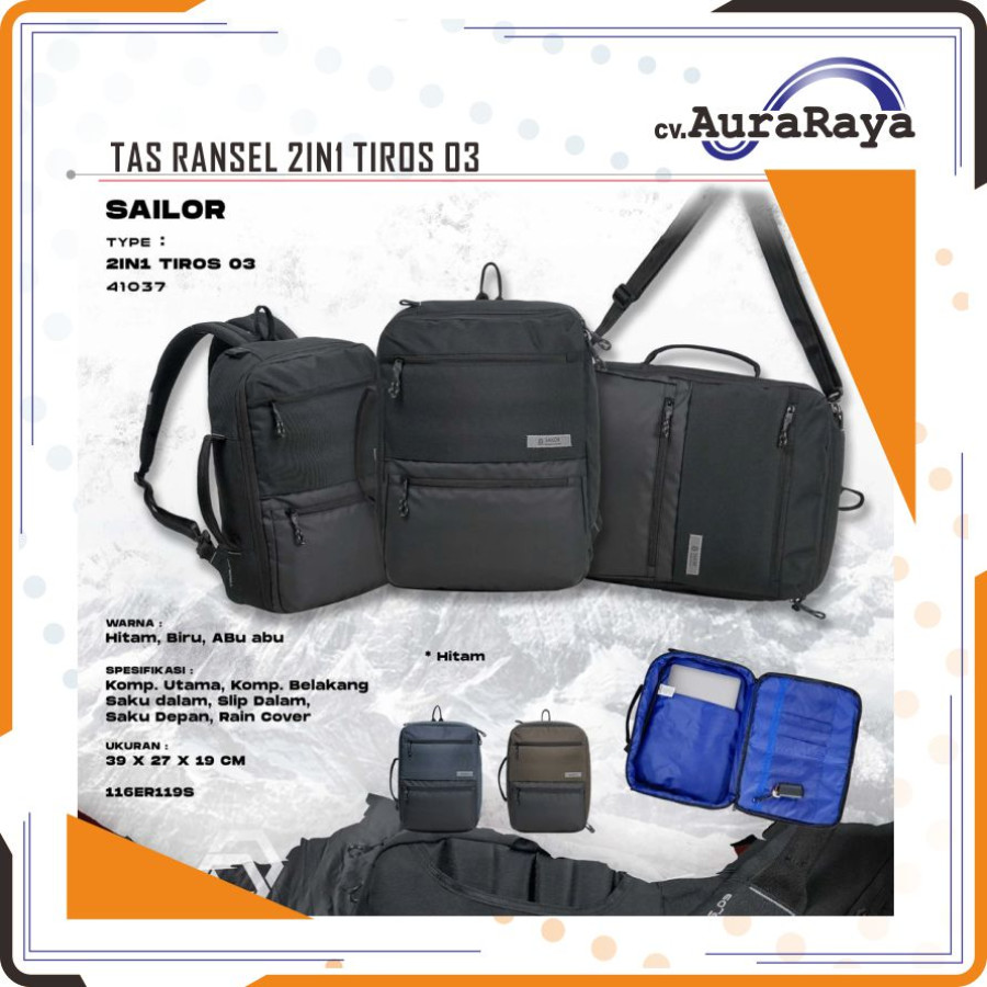 TAS RANSEL 2in1 SAILOR TIROS 03