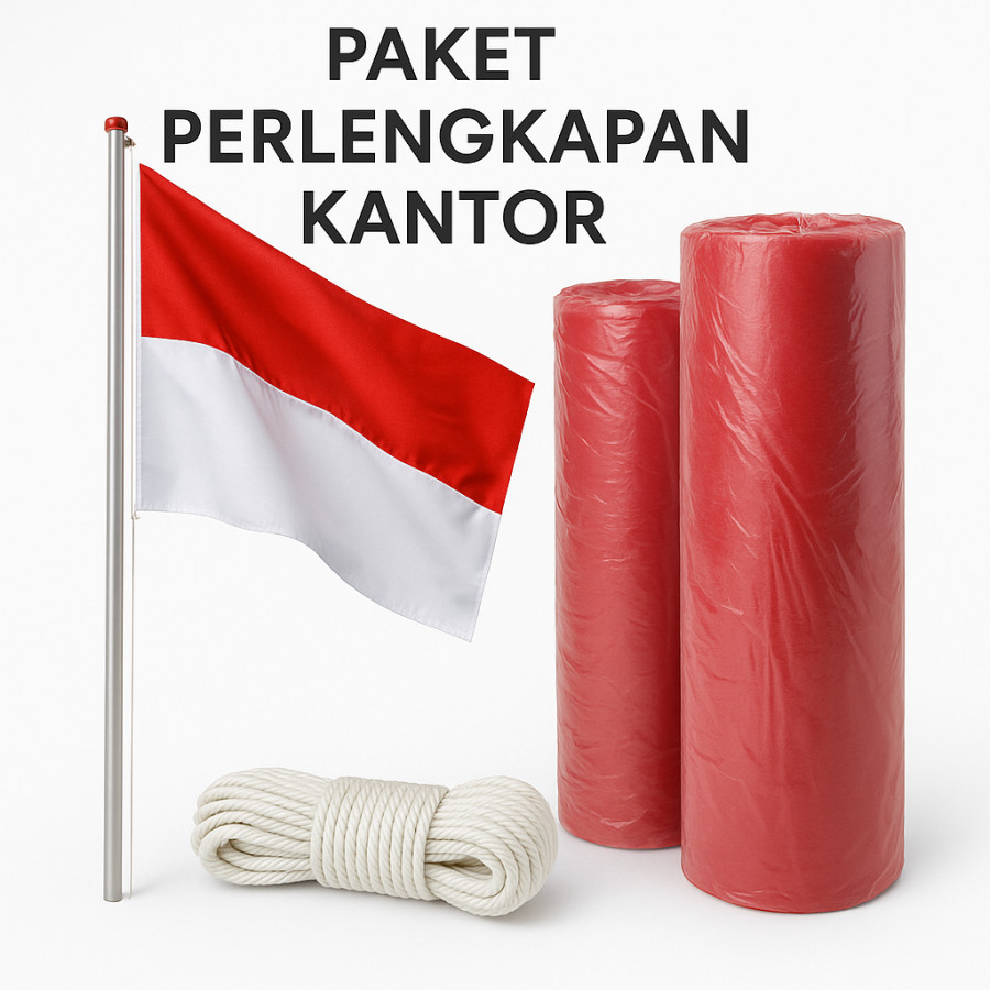 PAKET PERABOT KANTOR (BENDERA DAN KARPET MERAH) - utama