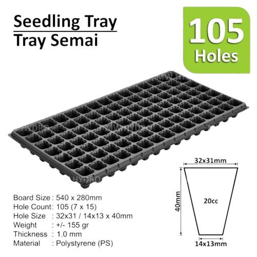 Tray Semai 105 lubang