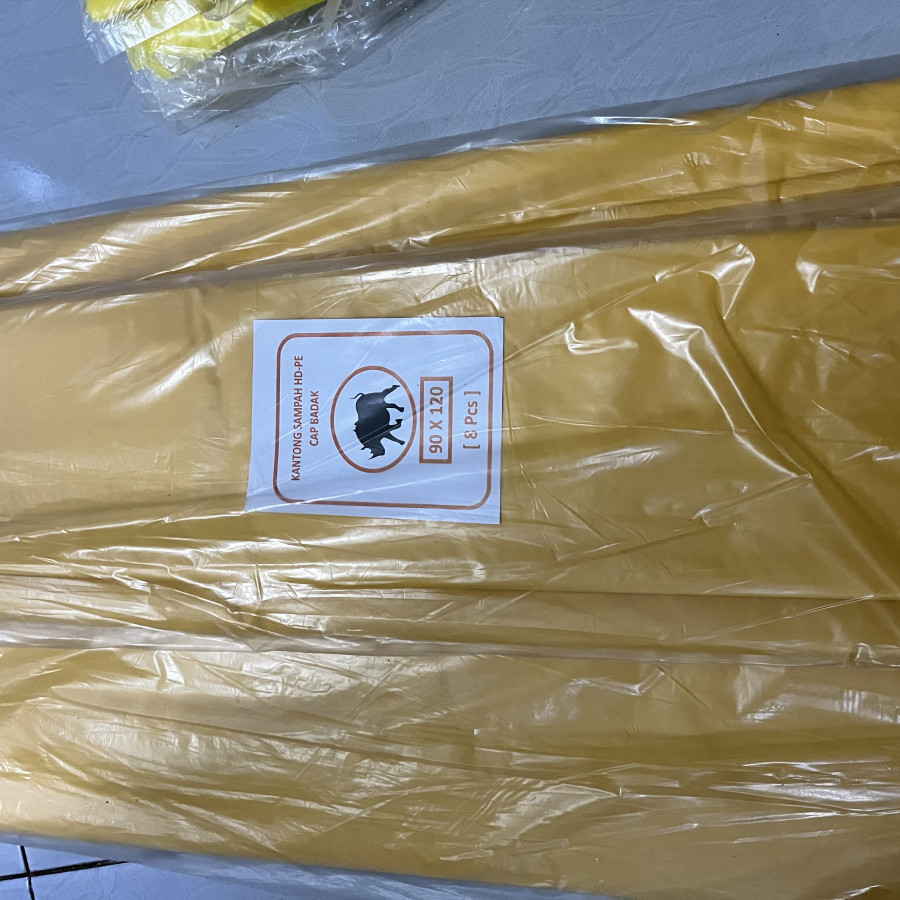 Plastik Sampah Kuning 90x120 cap badak