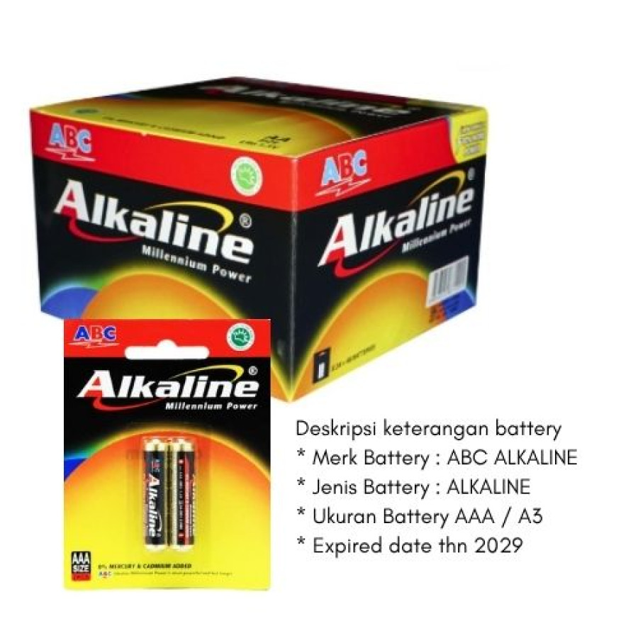 Batu Baterai Merk Alkaline Ukuran AAA / A3