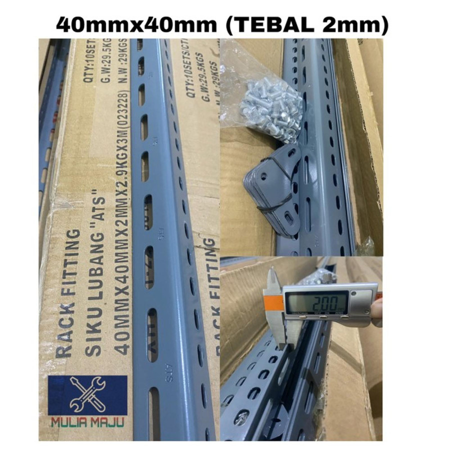 Besi siku 4x4 2mm kencana 4 meter