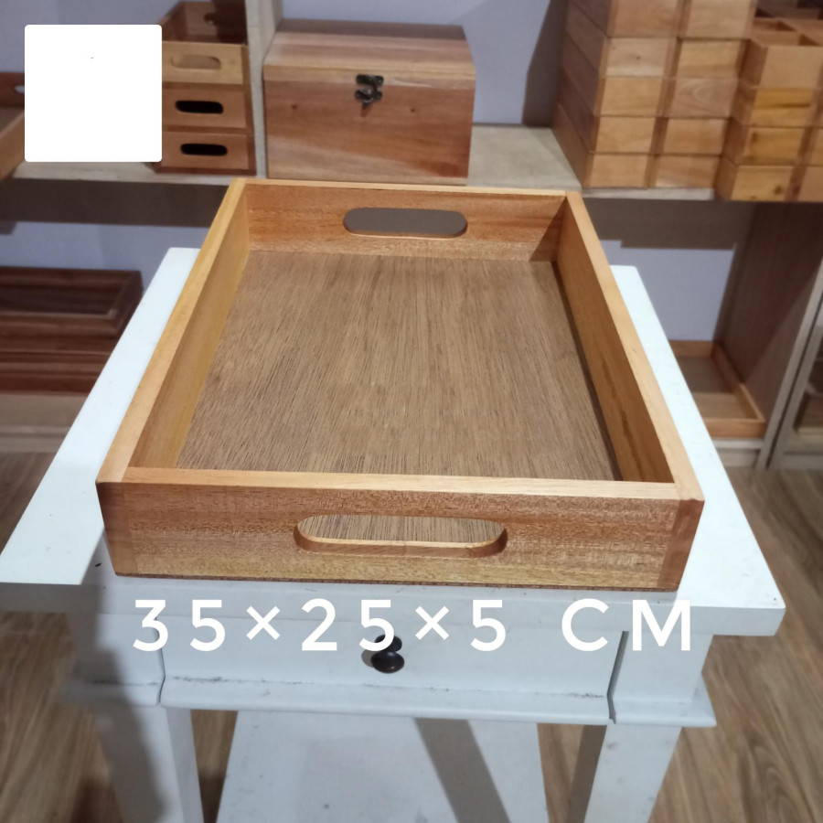NAMPAN + HANDLE KAYU 35×25×5 CM