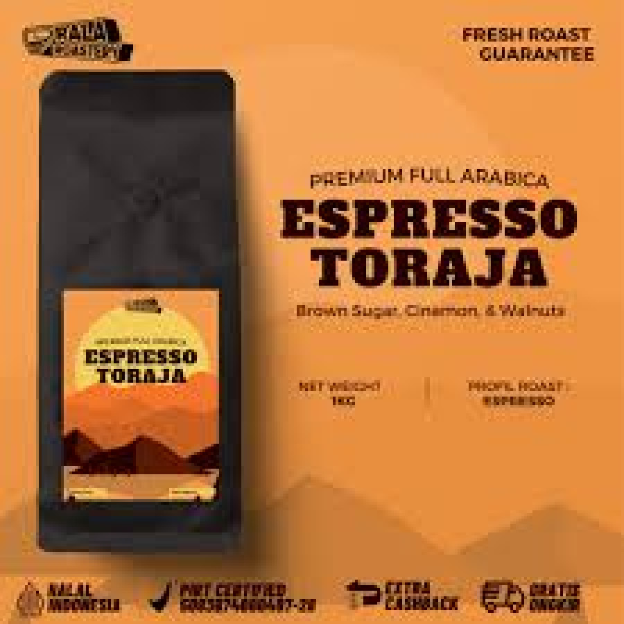 Premium Full Arabica Espresso Es Kopi Susu | Blend Full Arabika 1KG by Rala Kopi & Roastery