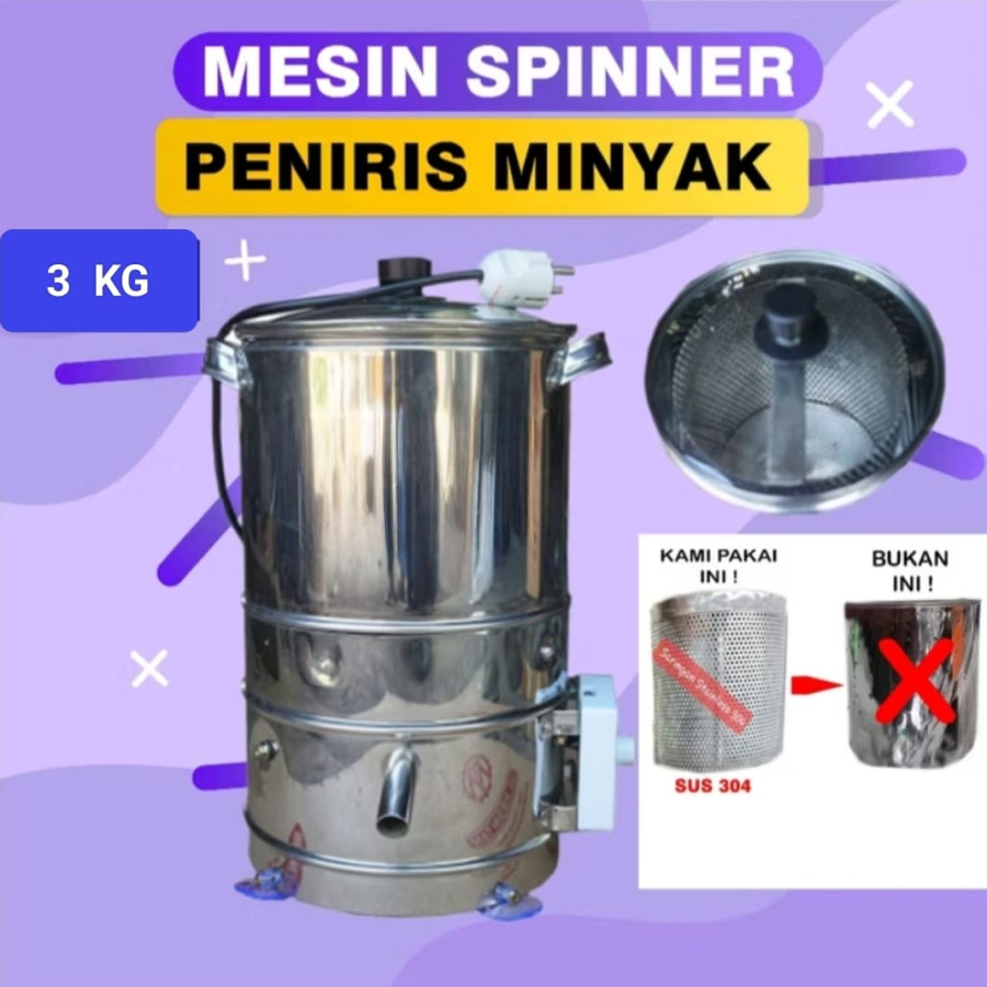 PENIRIS MINYAK KAPASITAS 3 KG - utama