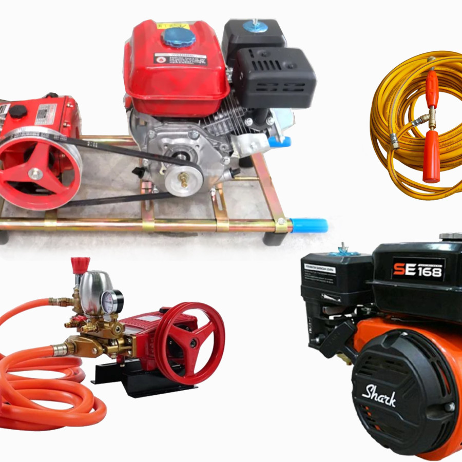 Power Sprayer Shark 168 - samping