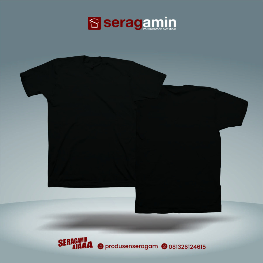 KAOS POLOS PREMIUM - depan