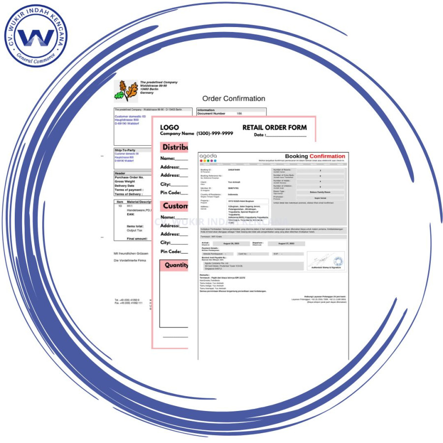 Jasa Cetak Confirmation Form